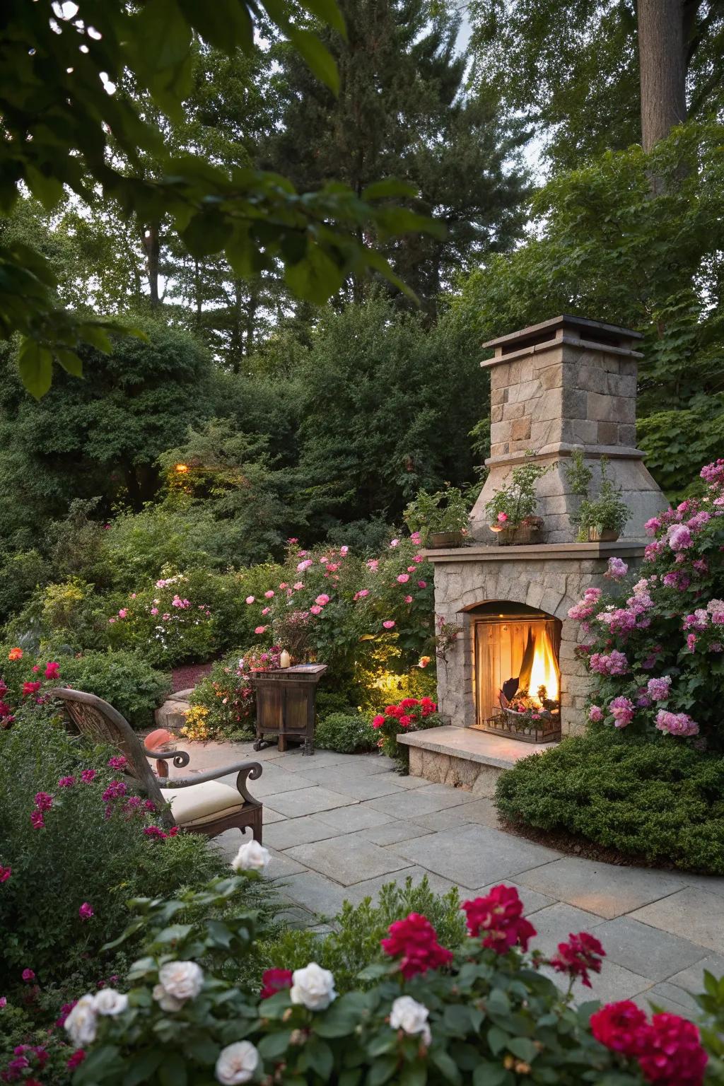 Transform your outdoor expanse into a bewitched garden with greenery.