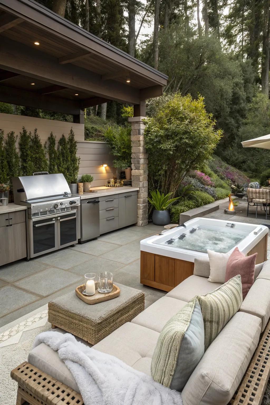 Plush seating ensures your guests feel completely at home.