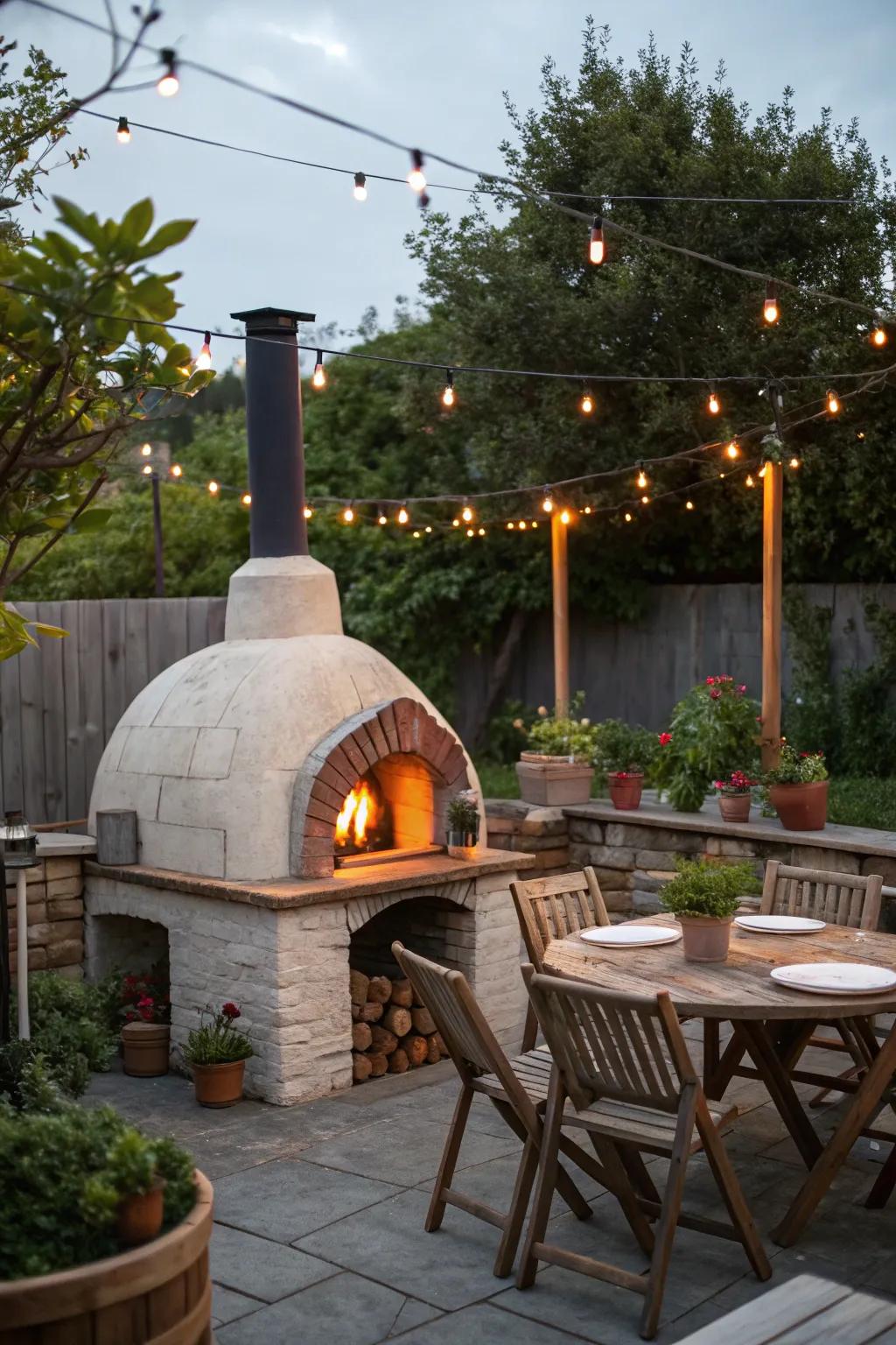 Bring the authentic taste of Italy to your home with a traditional stone pizza oven.