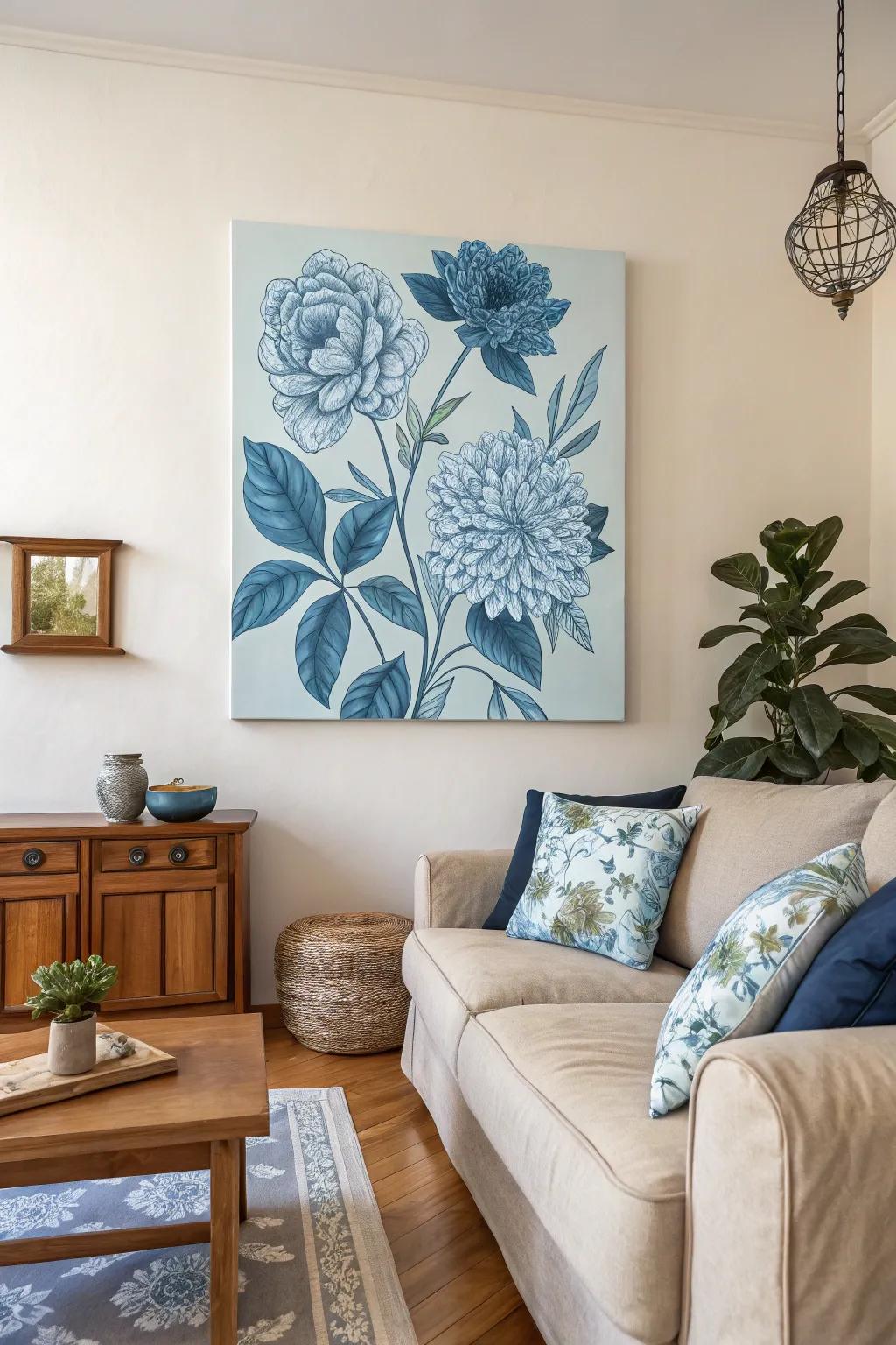 Single color flowers offer a striking yet harmonious appearance.