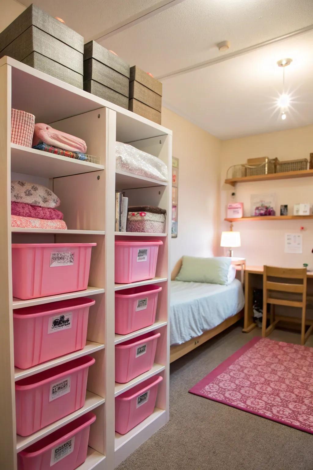 Functional storage can be both practical and fashionable.