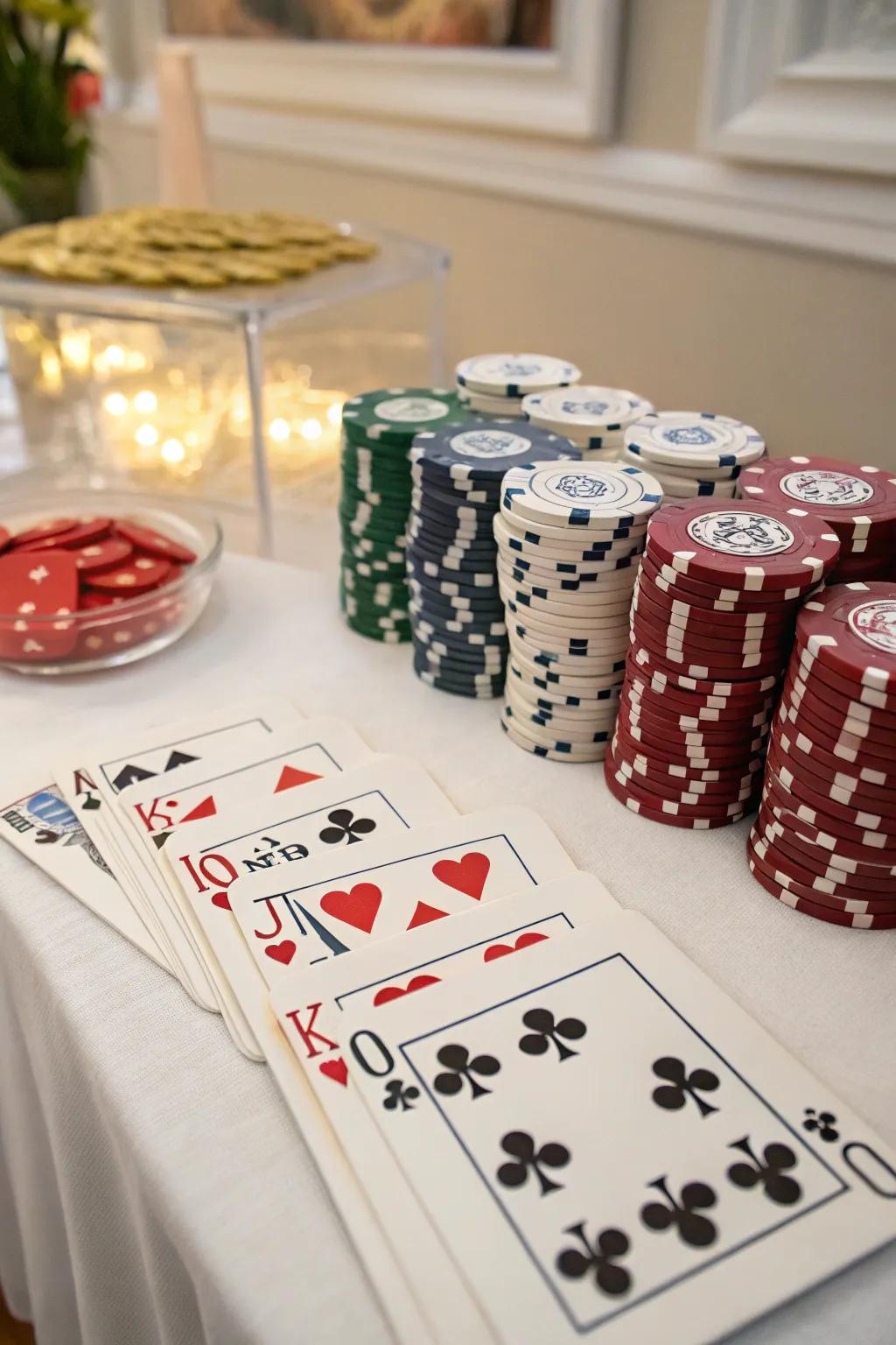 Let your guests depart with a keepsake from the game.