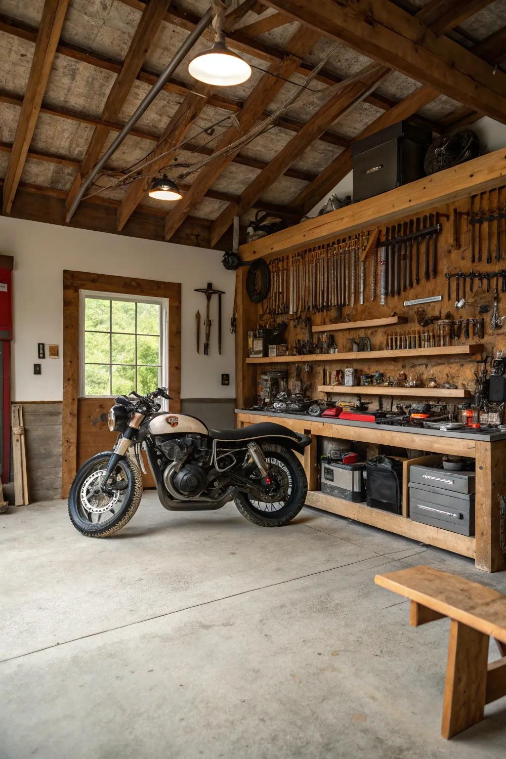 Display your interests through tailored displays within your man cave.
