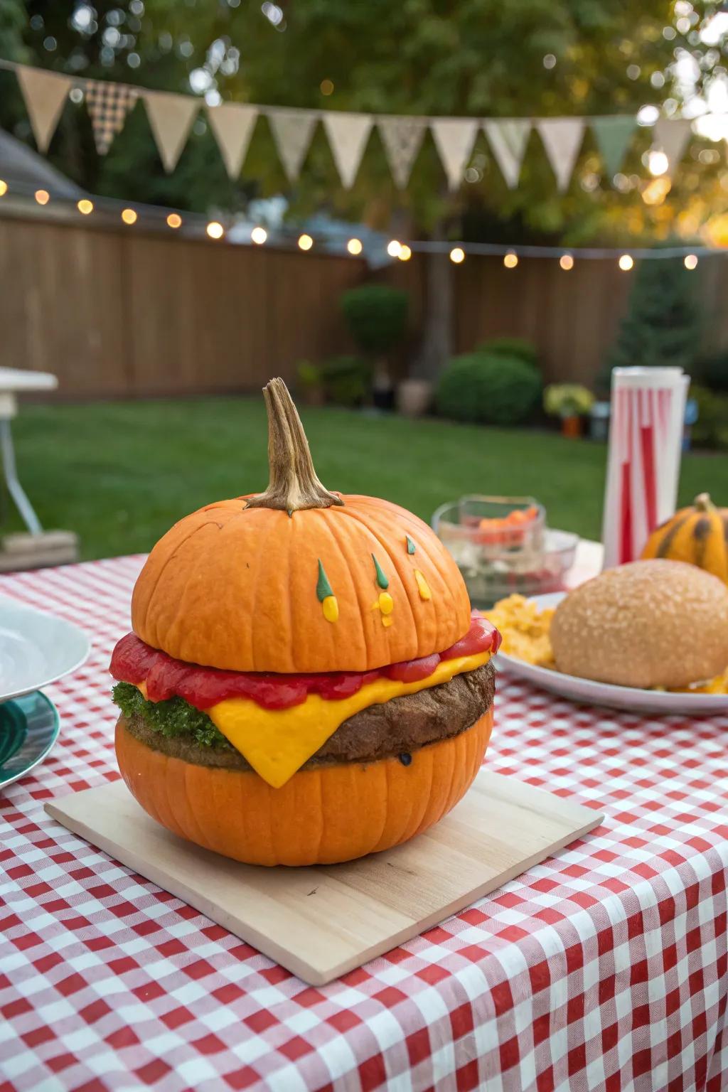 A pumpkin so realistic, you'll want to take a bite!