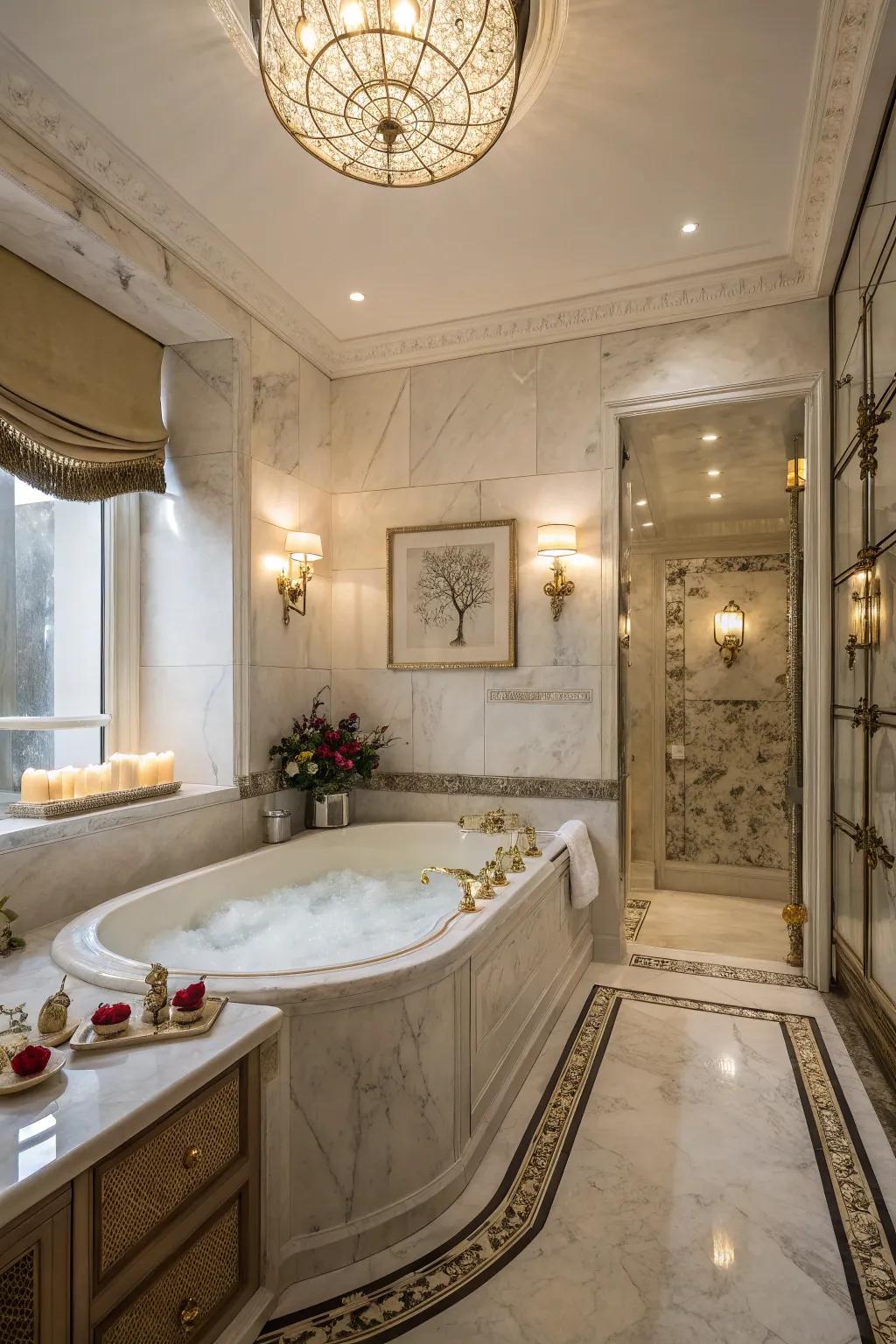 Enjoy a spa feel at home with a bath space revamp.