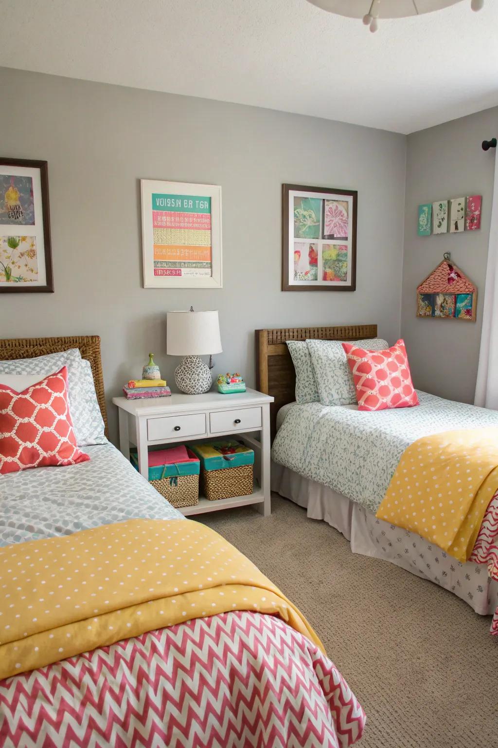 Earthy tones offer a foundation for interchangeable and striking décor.