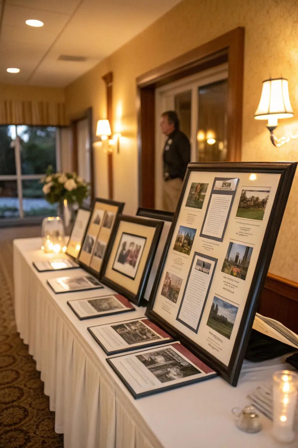 A visual chronicle adds richness and sentiment to the celebration.