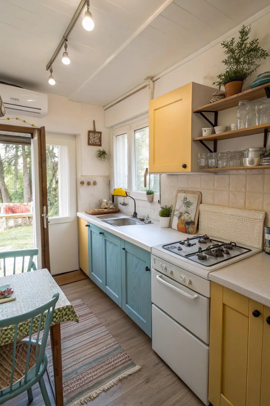 Pigment can delineate and amplify practical configurations.