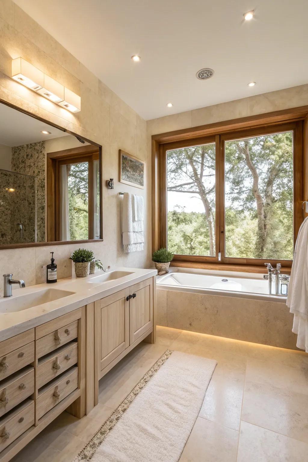 Comforting purity builds a sensation of neatness and openness.