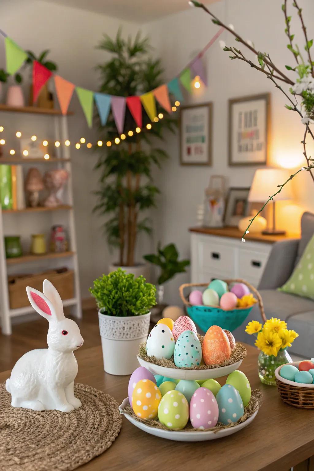Easter decorations contribute a celebratory essence to your spring layout.