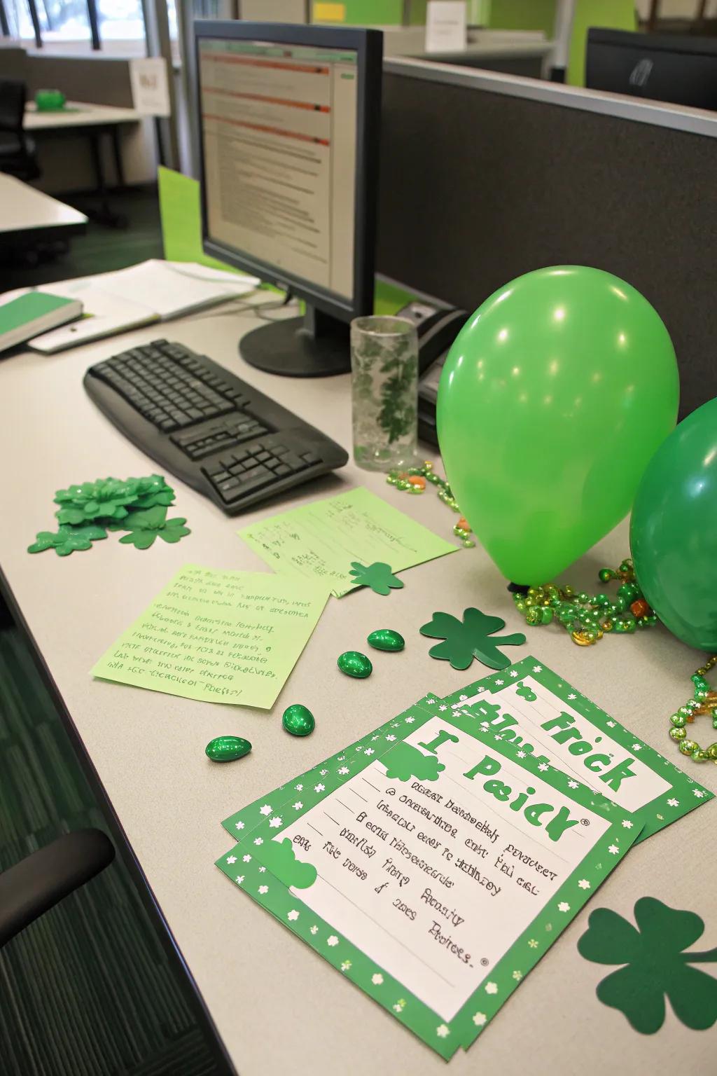 Imbue some leprechaun mischief with playful office pranks.