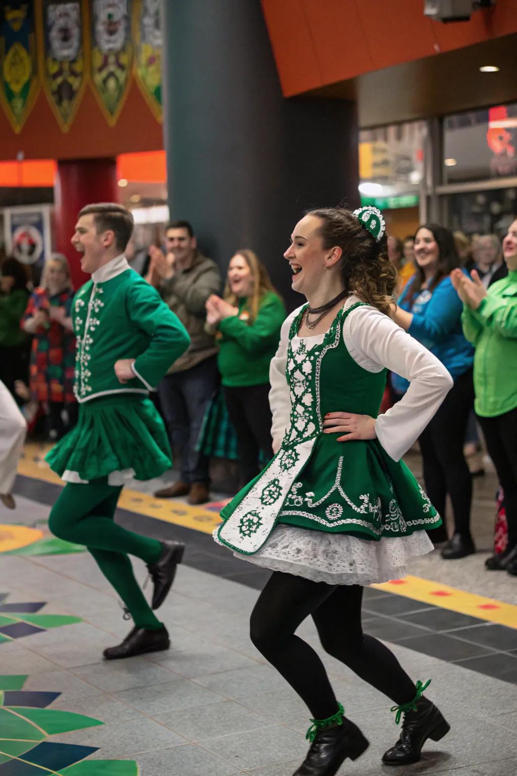 Inspire everyone to participate in a lively Irish dance-off.