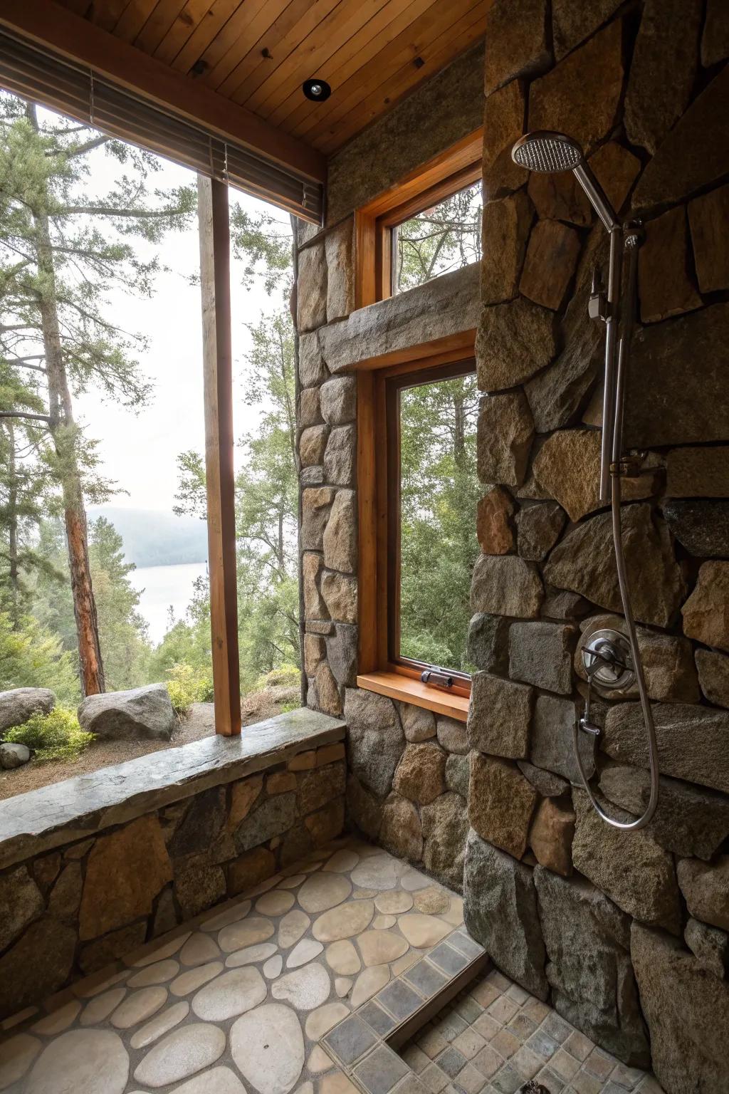 Nature-themed designs merge the exterior with the interior.