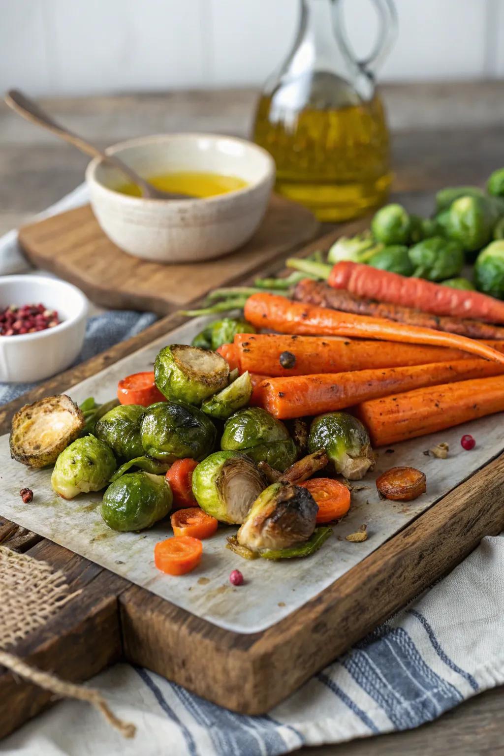 A harvest-inspired vegetable platter celebrating the season’s best.