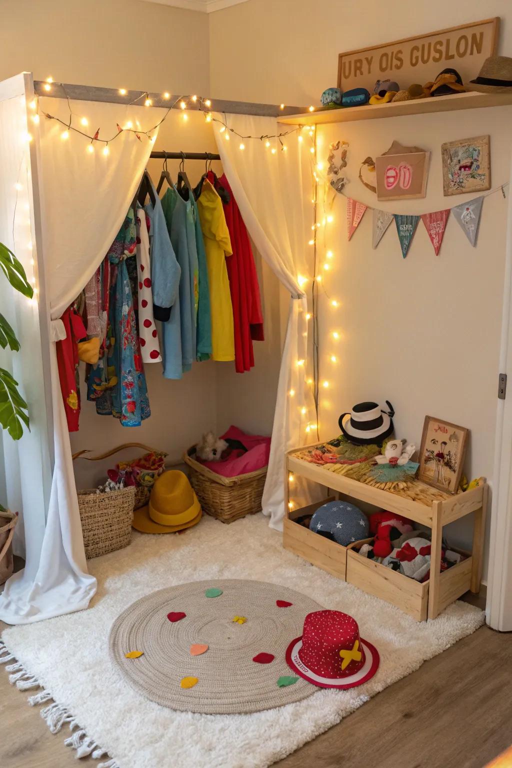Spark imagination with a themed play nook.