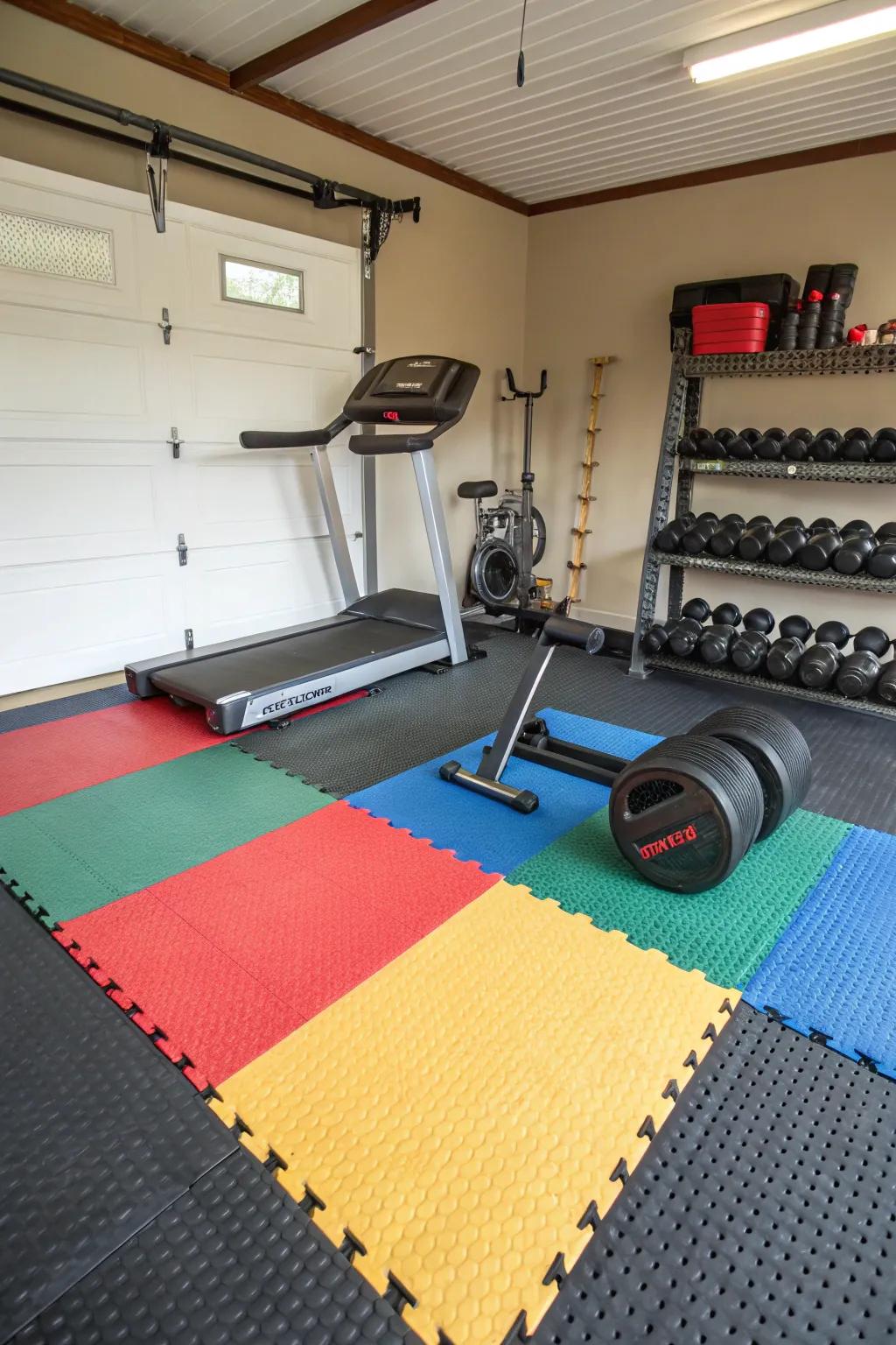 Rubber pads add security and sound dampening.