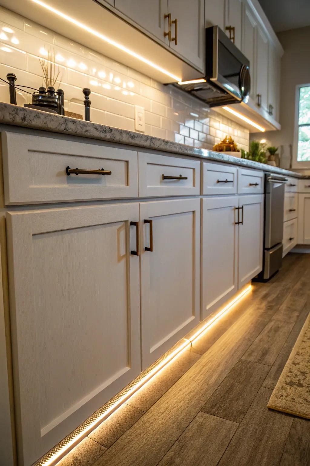 Plug-in light bars provide an easy and quick lighting solution.