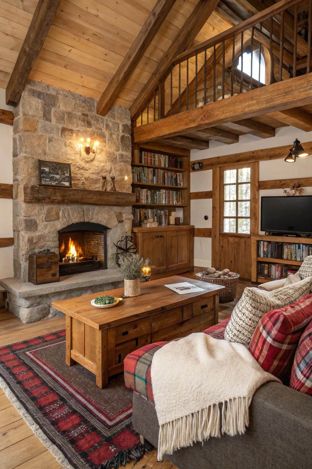 Rural charm enhances persona and warmth.