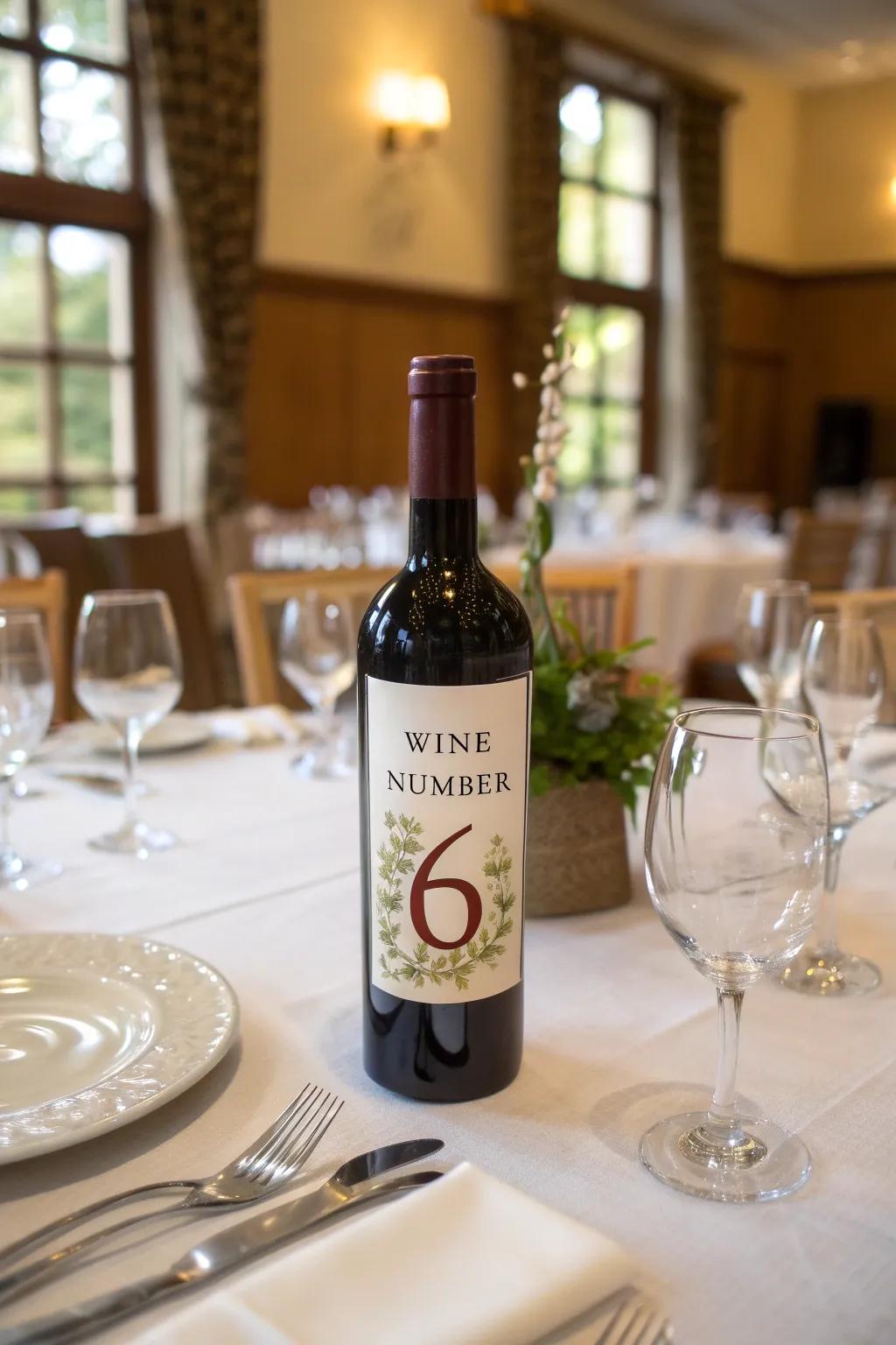 Creative table markers create an elegant statement for any occasion.