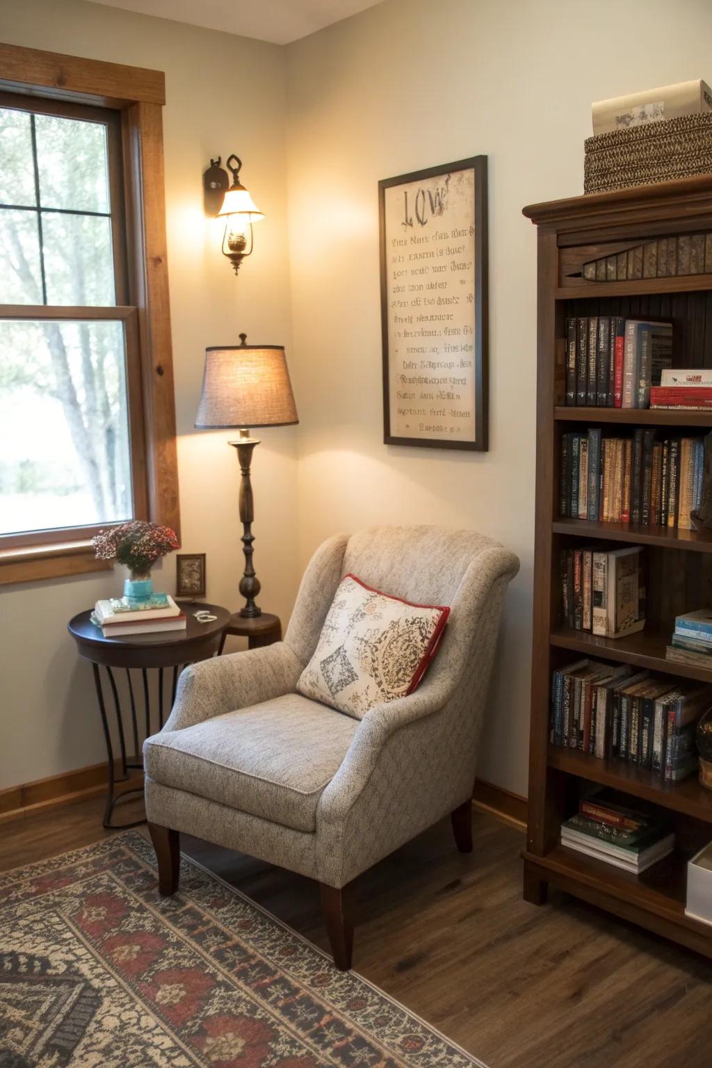 Uplifting statements add good vibes to your home.