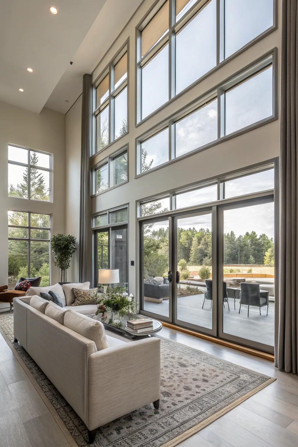 Shining trim introduces a hint of glamour to any window.