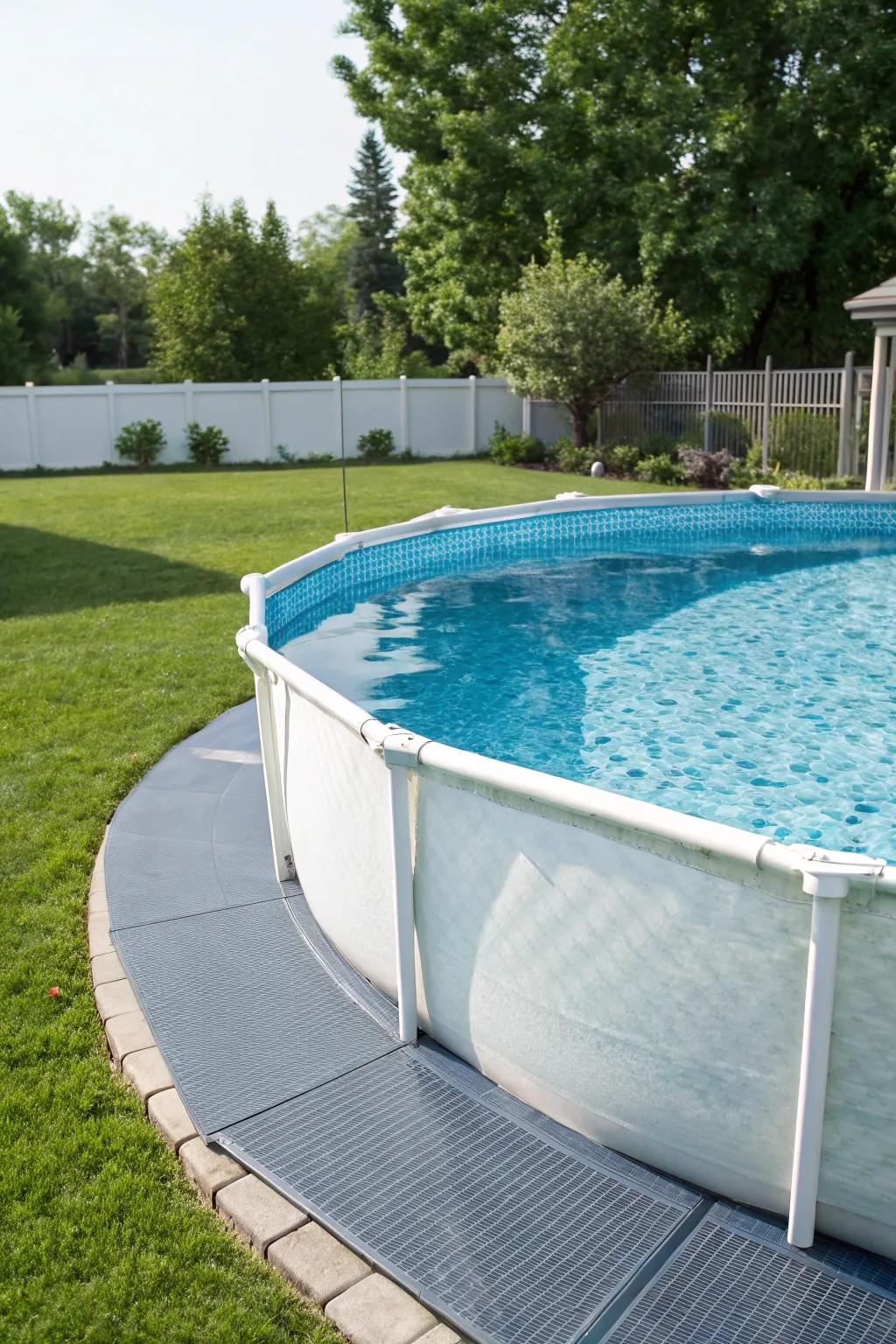 Pool pads add a layer of protection for your pool.