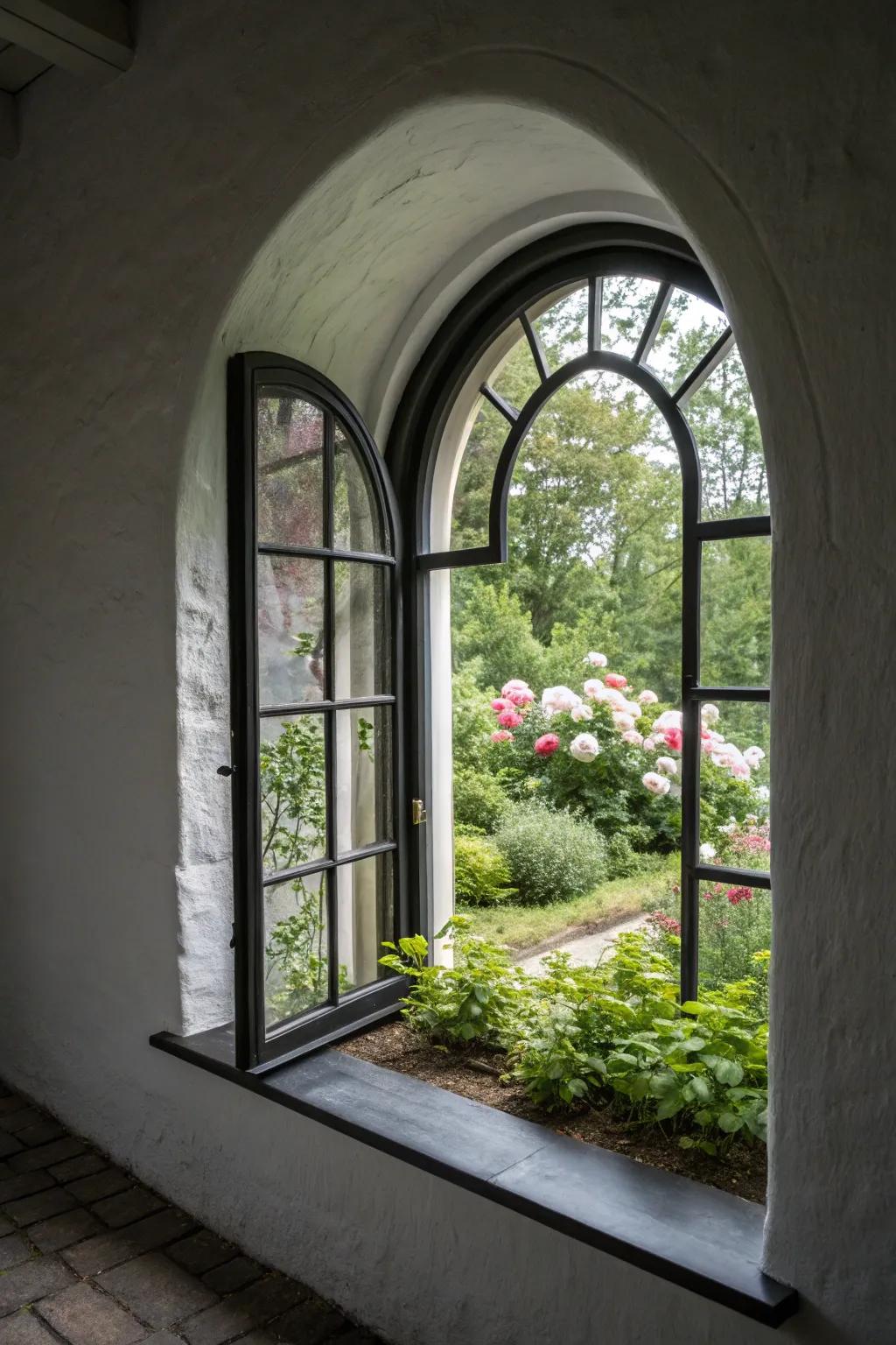 Onyx casings offer a stylish and striking contrast to light exteriors.