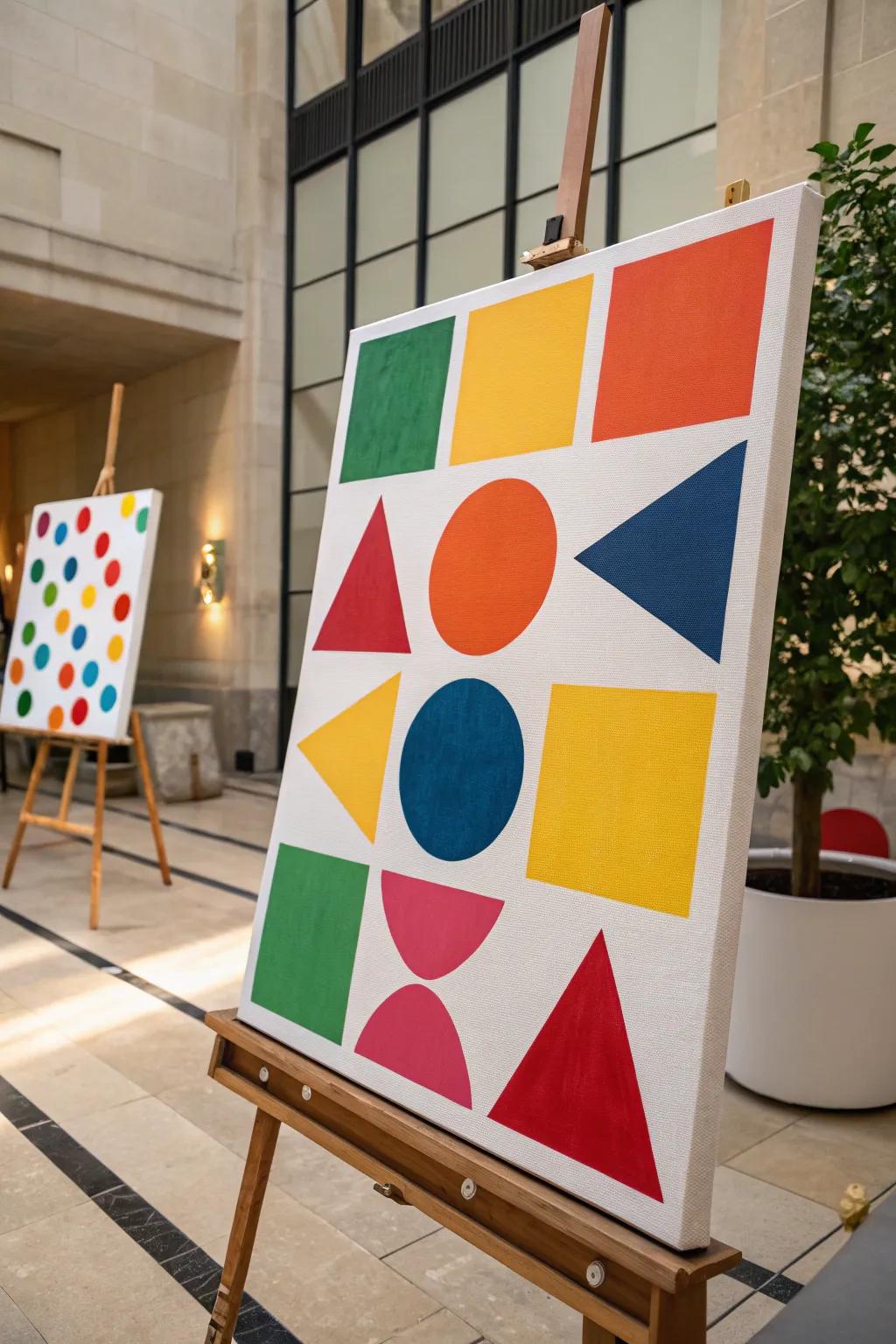 Elevate your art with modern geometric patterns.