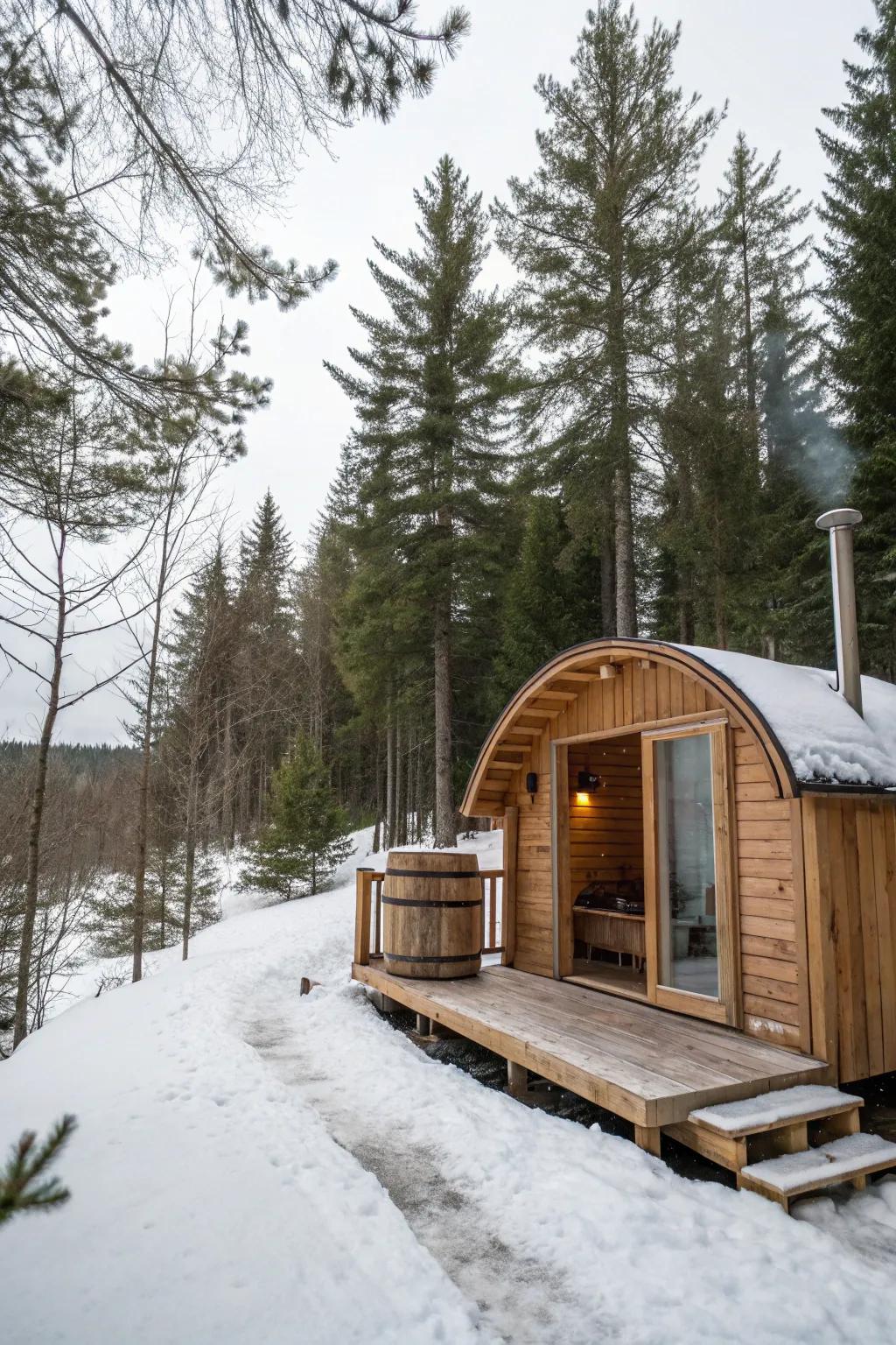 A refuge that can be used year round for every season.