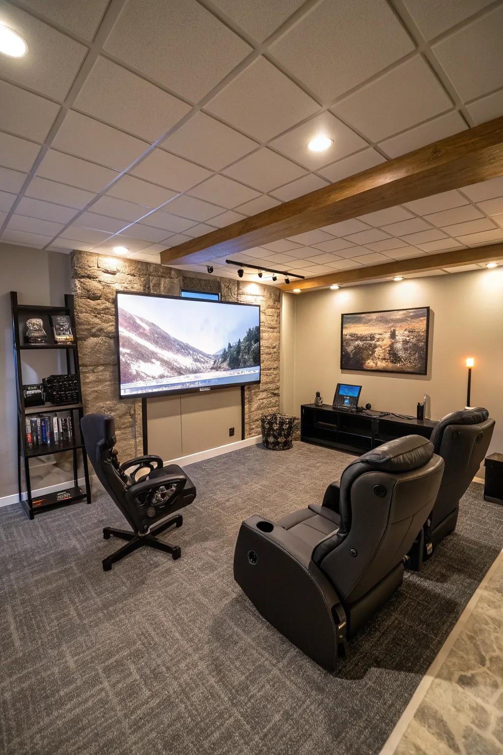 Venture into new realms with a virtual reality gaming station.