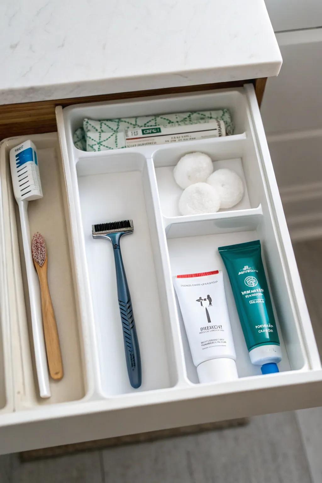 A minimalist approach creates a serene and clutter-free environment.