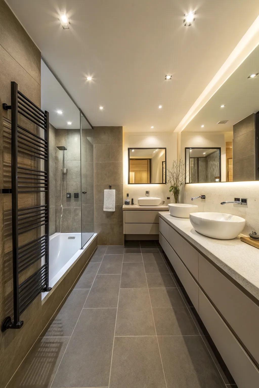 Achieve peace through modern minimalist design.