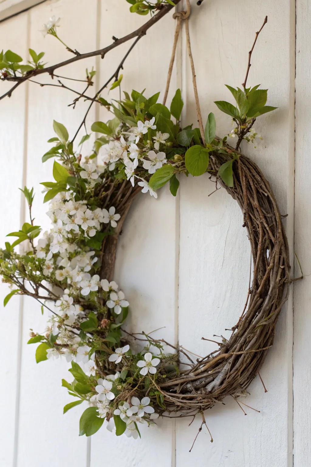 Embrace the period using an artful impression of nature.