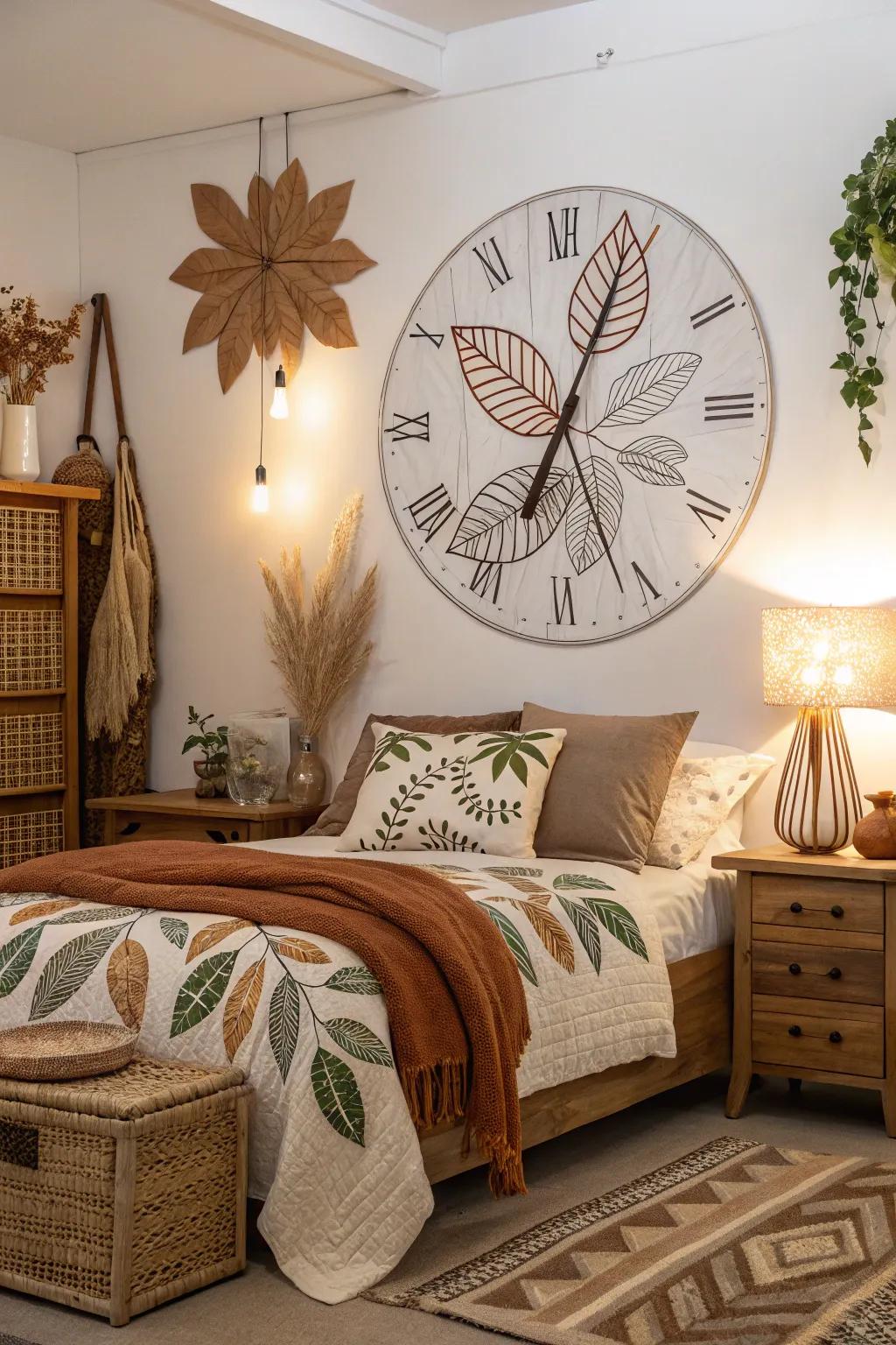 Customize your area with a thematic clock that narrates your story.
