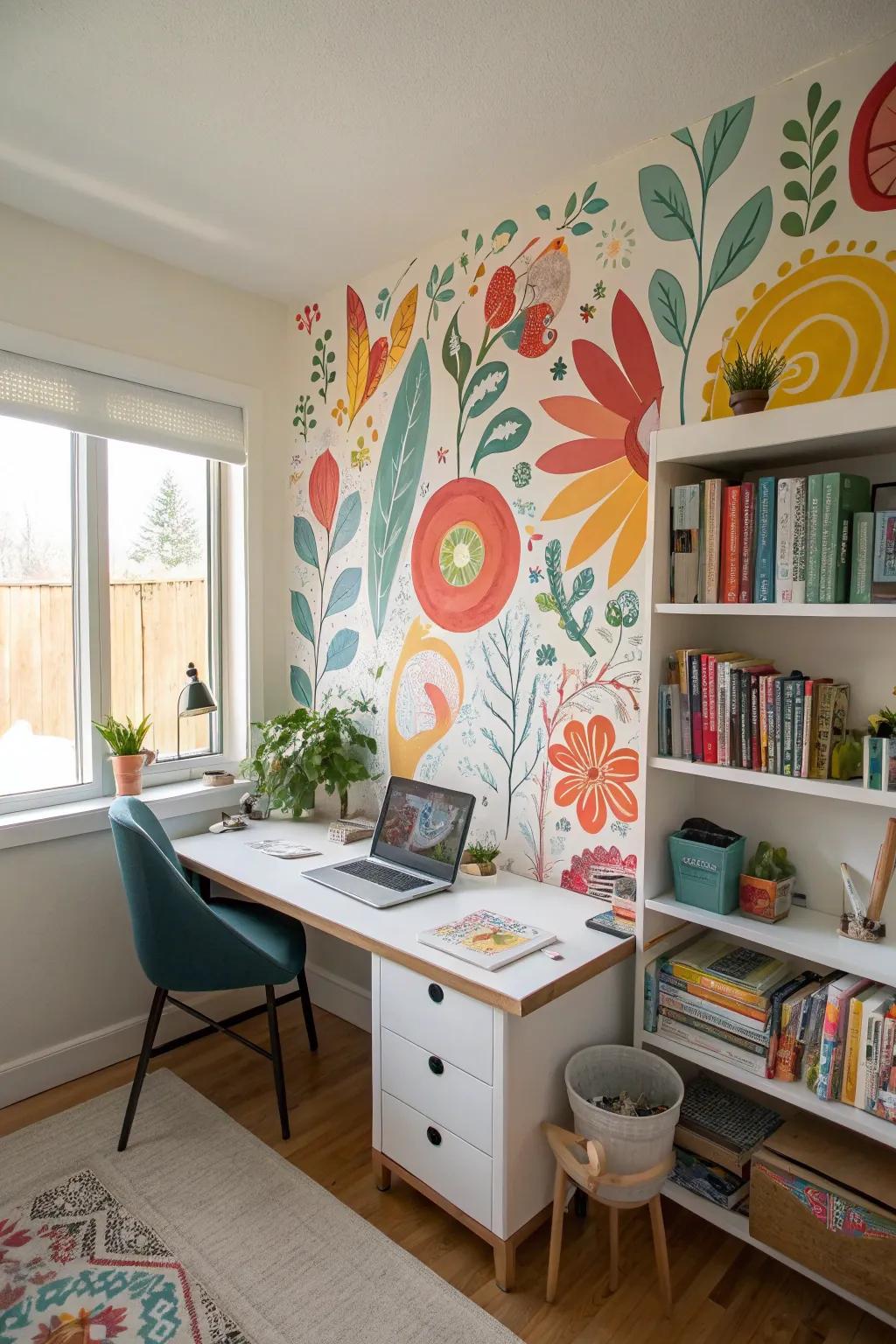 Unleash your inner artist with a personalized mural.