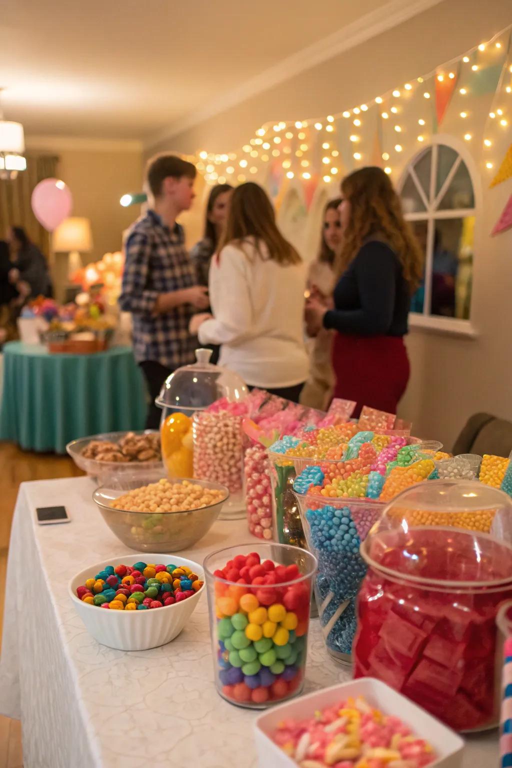An interactive candy buffet for all ages.