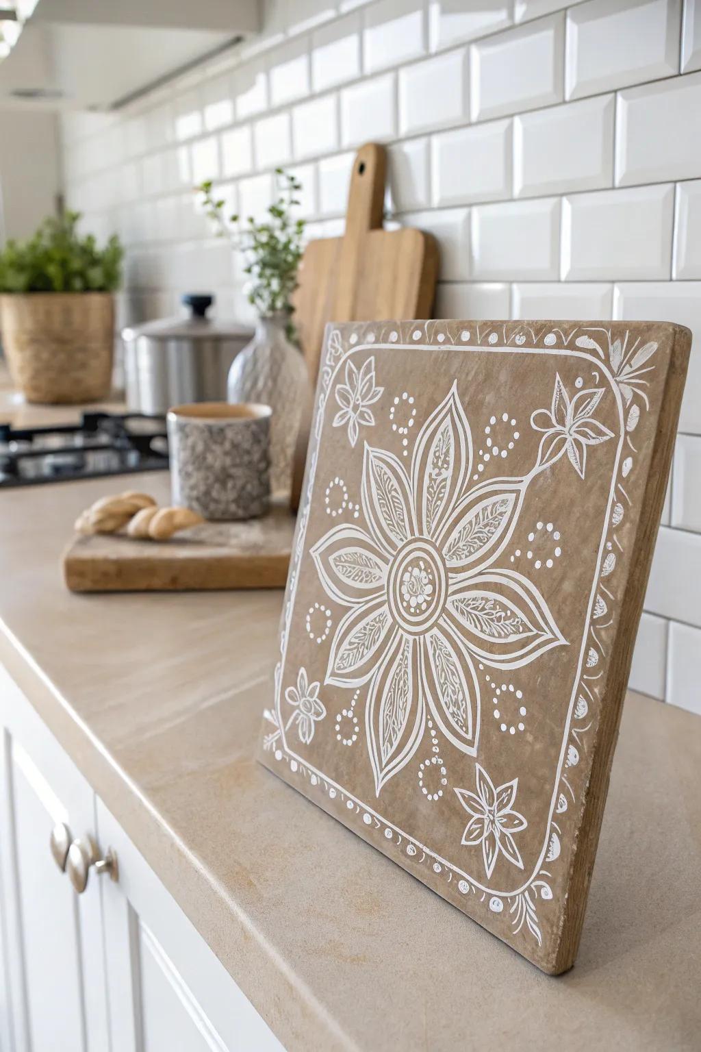 Transform your cooking area using inventive chalk painter patterns&mdash;where simplicity converges with innovation.