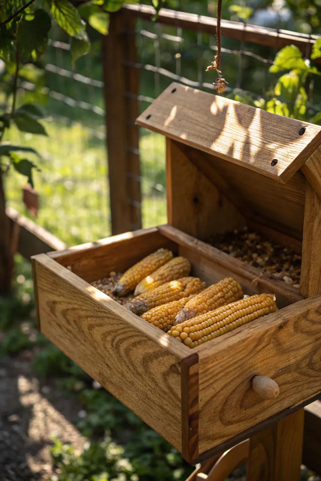 Enhance your chicken area using a feeder that is both practical and a testament to skilled design.