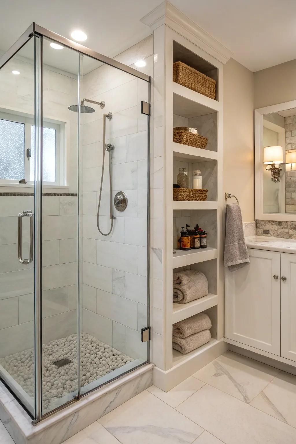 Uphold neatness through integrated safekeeping solutions.