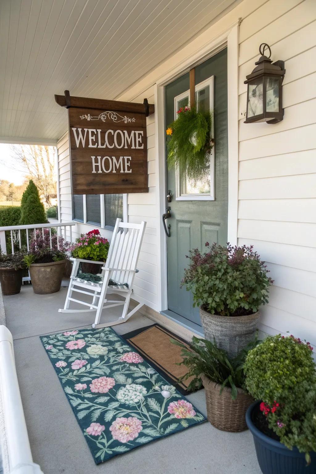 Tailored ornamentation instills your porch with a sense of residence.
