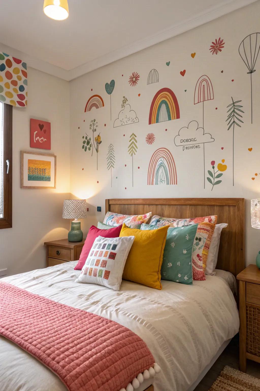 Playful accents enrich the ambiance and joy in a shared space.