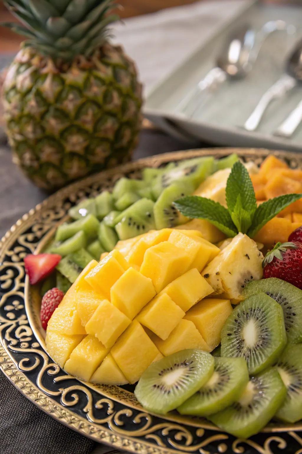 Illuminate your day with an energizing exotic fruit medley.