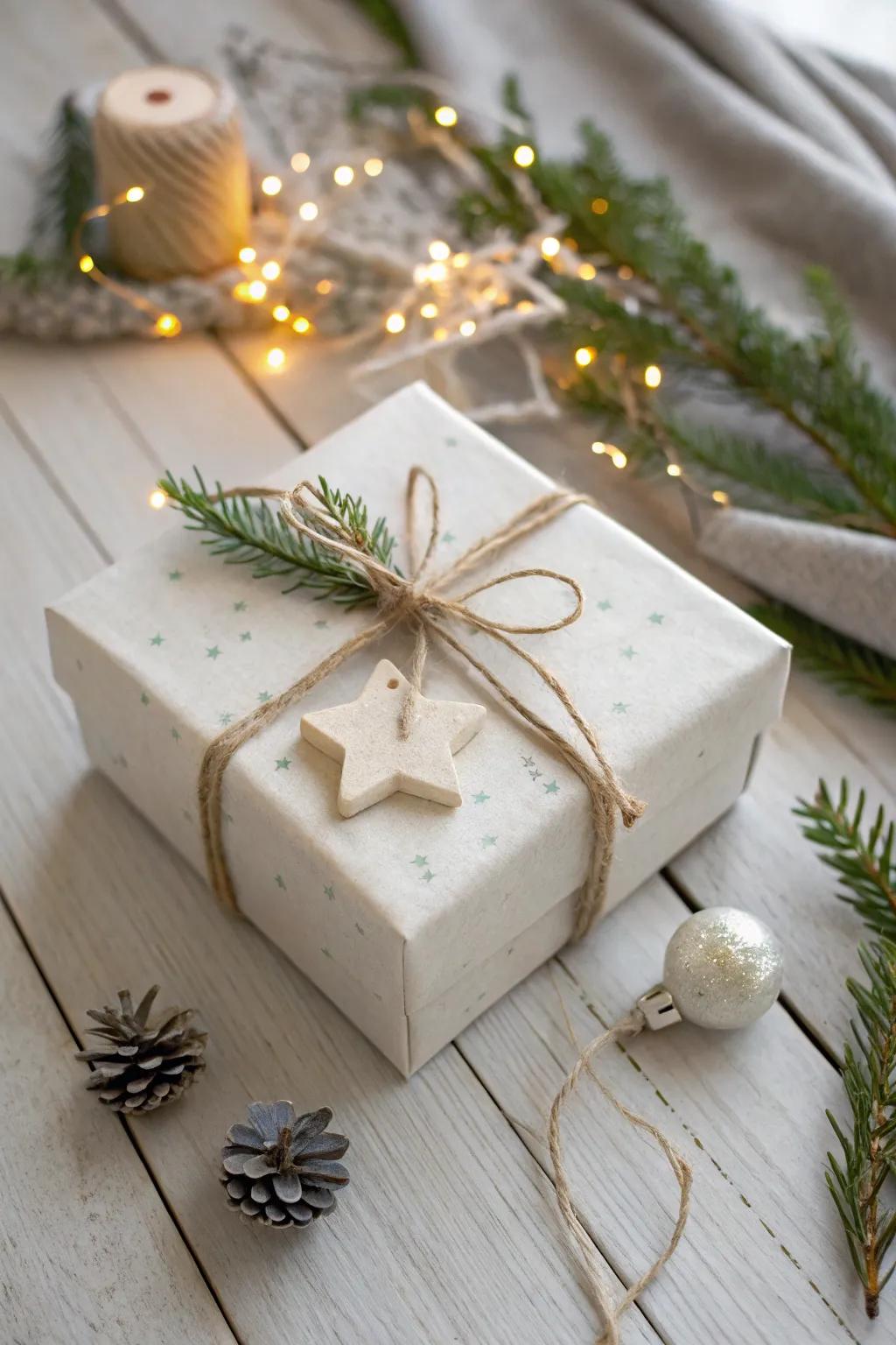 Greet the season with a hint of minimalist sophistication within your gift-giving endeavors.