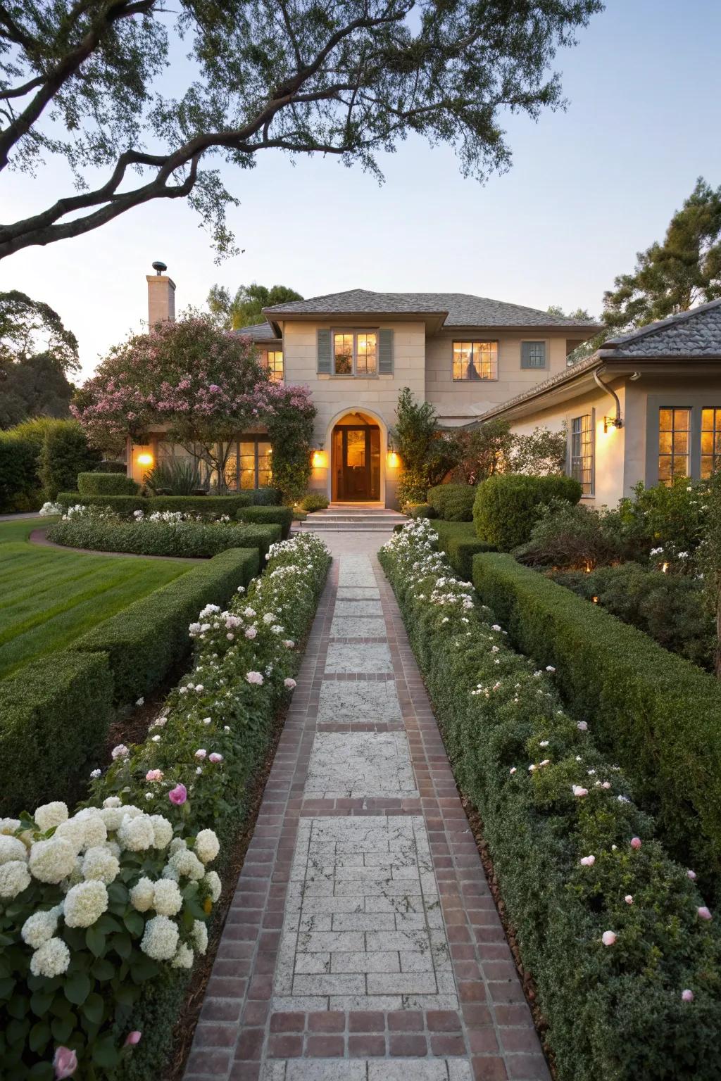 Elevate your home's initial style using a nicely styled driveway.
