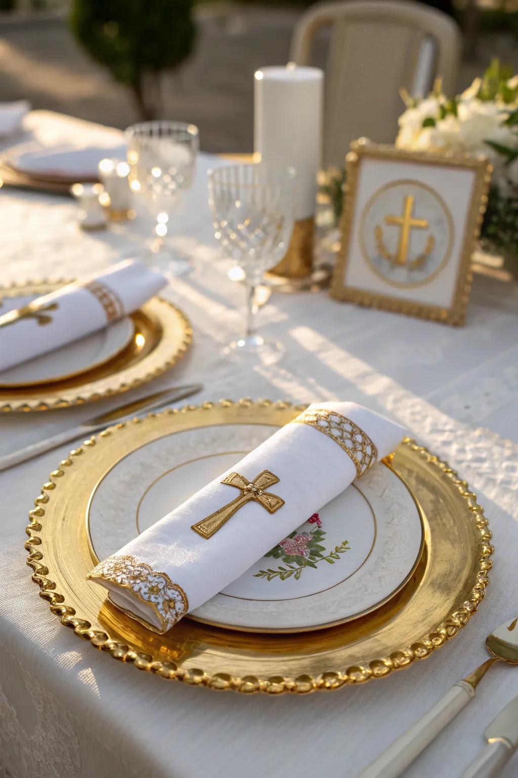 Themed table arrangements enhance the dining adventure with elegance and significance.
