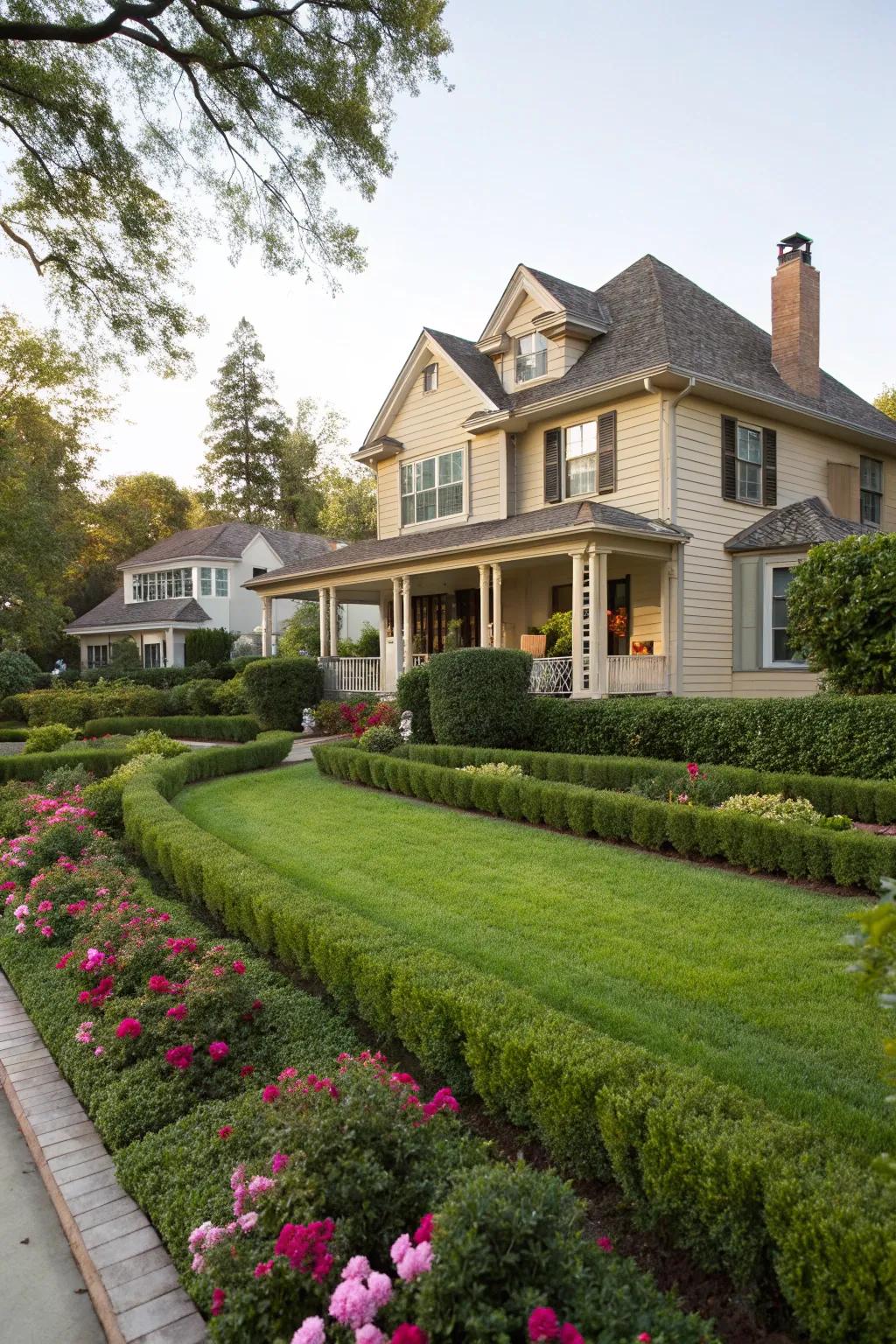 Cream is a timeless choice for a harmonious appearance.