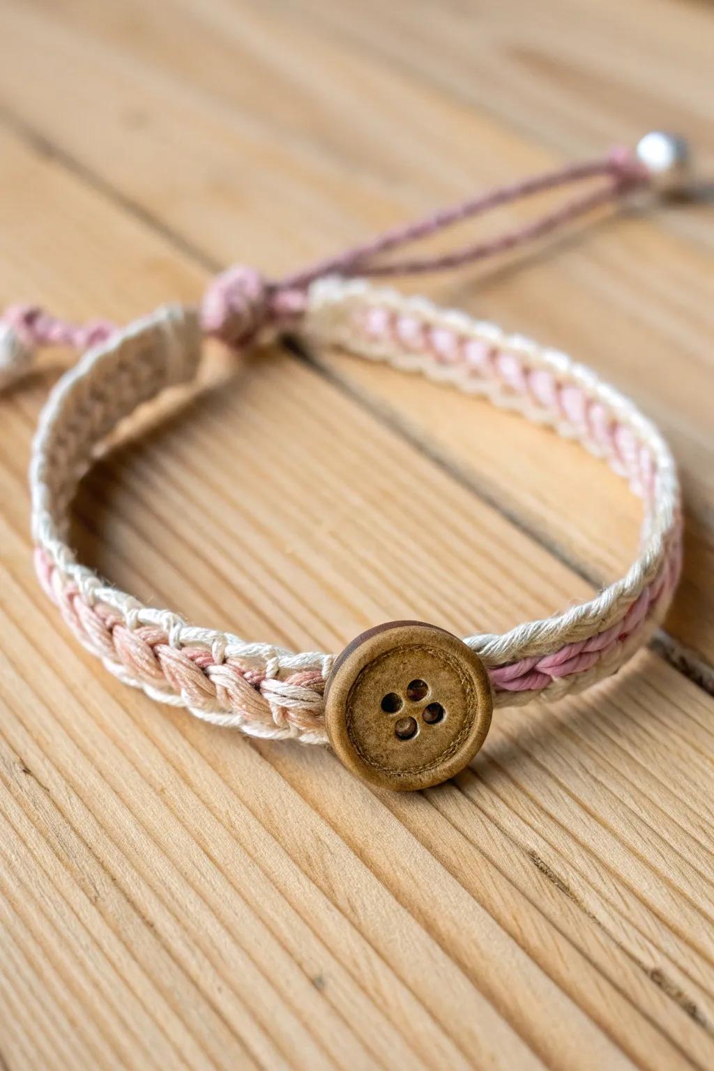 Enhance your friendship bracelets with an elegant clasp fastening that blends ease and bohemian flair. #Craftsmanship #BohoChic