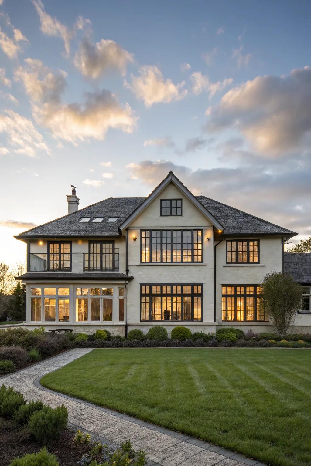 Symmetry and equilibrium forging a harmonious frontage