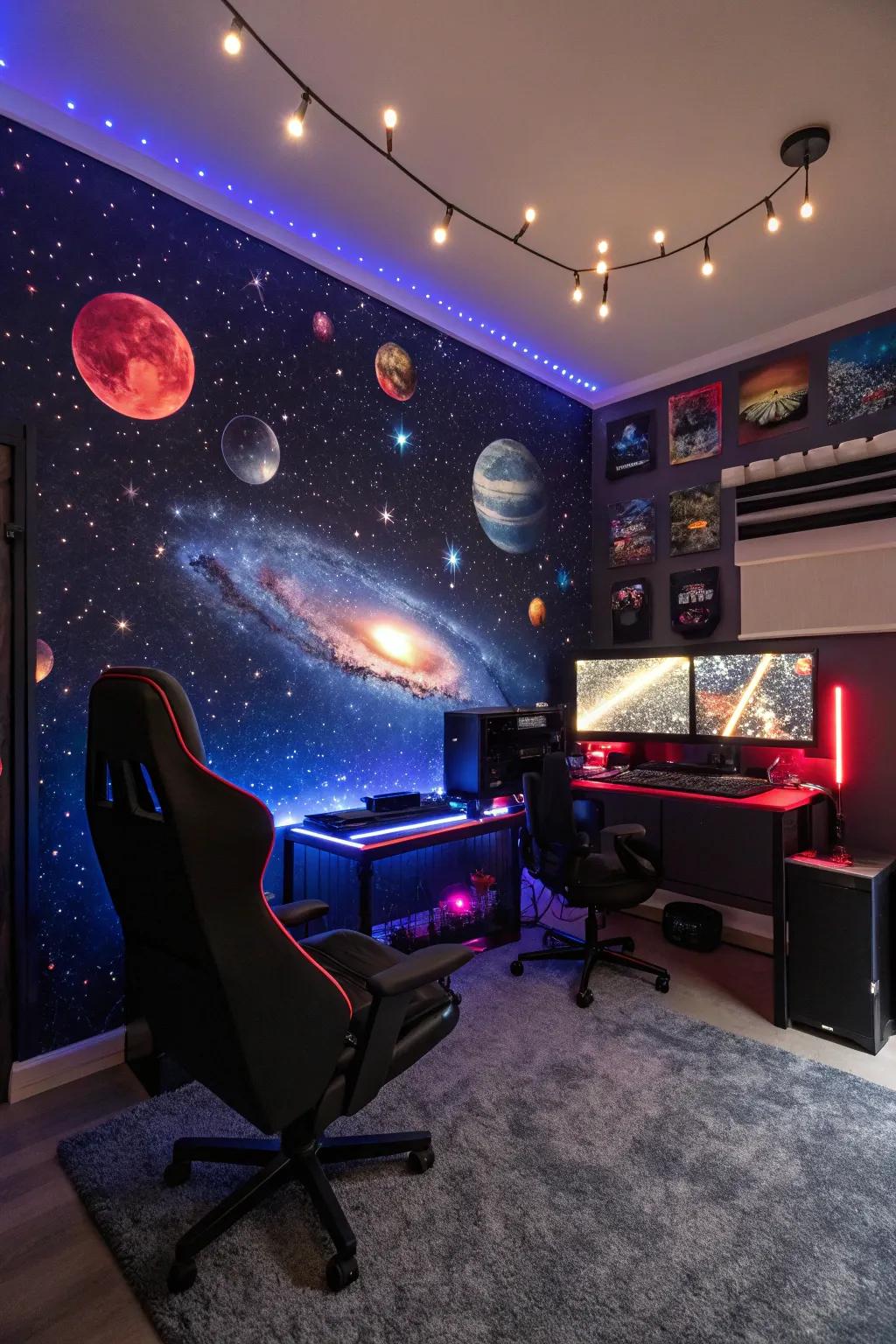 Themed design can transport your gaming area to an entirely different dimension.