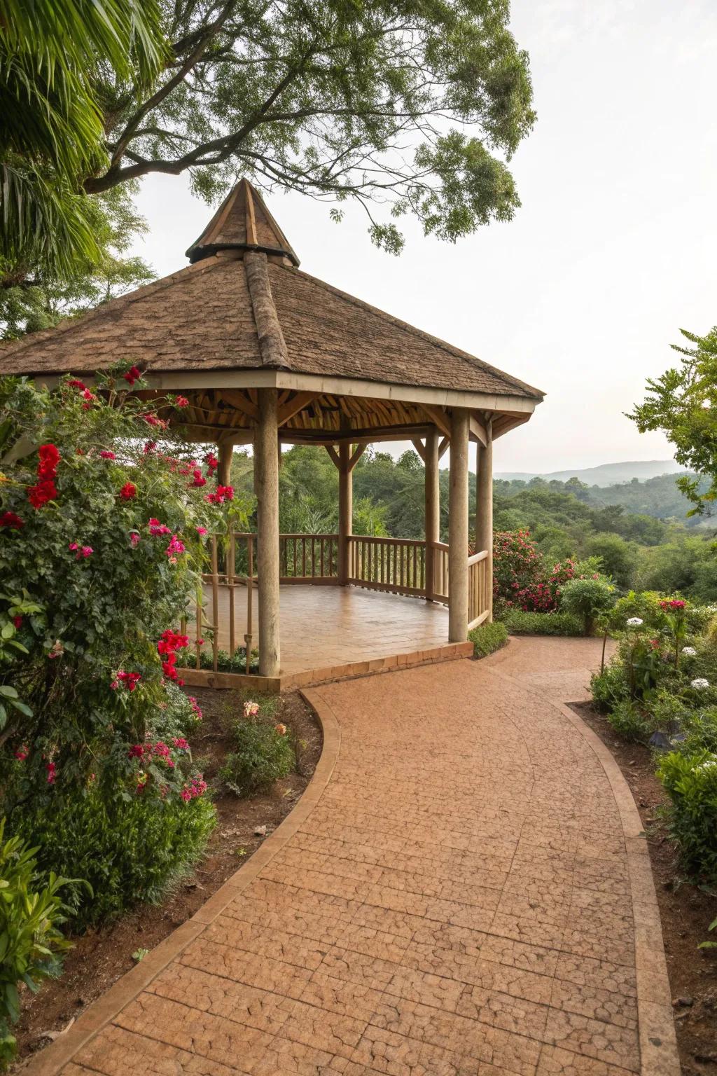 Soft and sustainable, cork is perfect for your outdoor retreat.